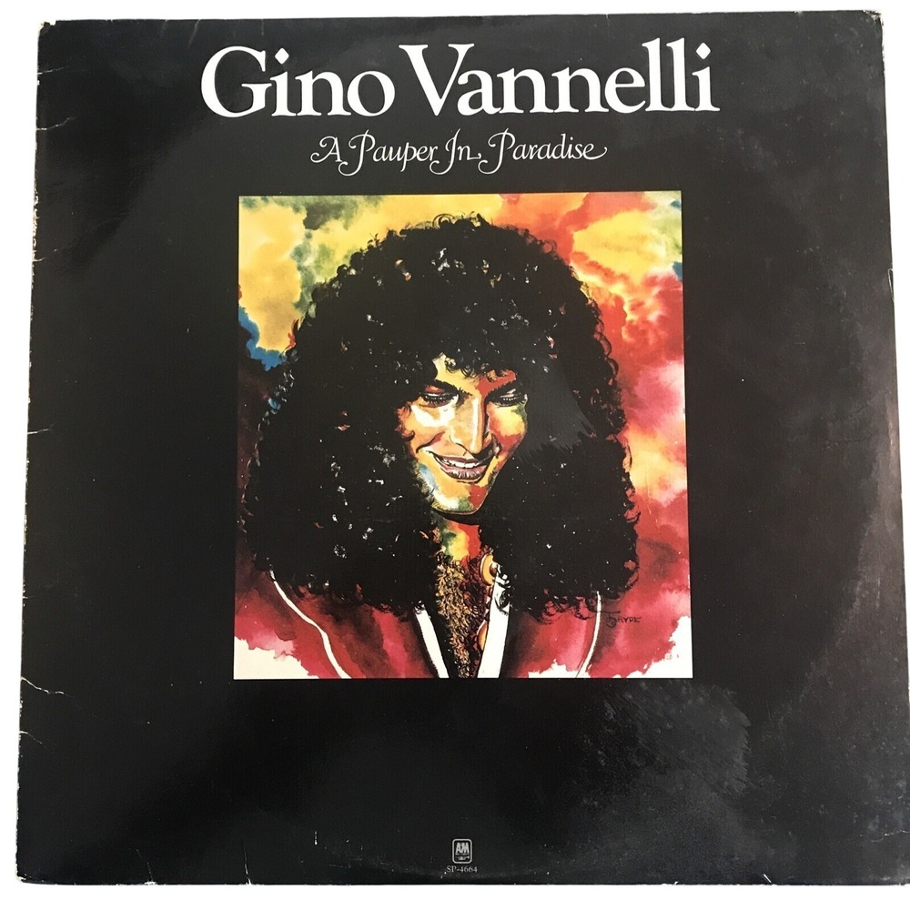 Gino Vannelli A Pauper In Paradise Vinyl LP 1977 Jazz Fusion Soft Rock Album